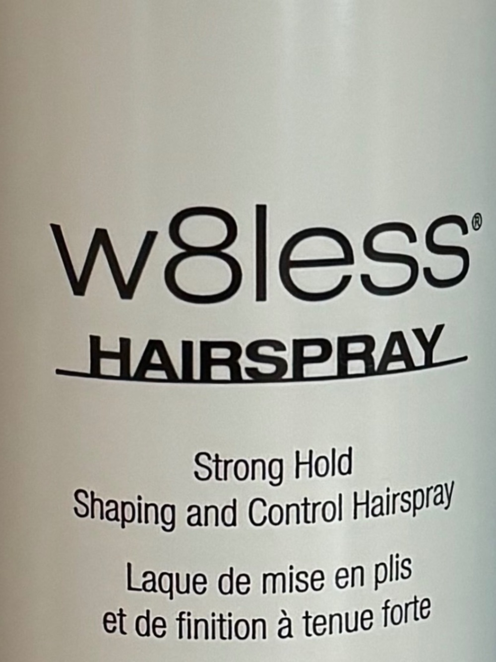 Lot of 3 Rusk W8less Hairspray 2 Strong Hold & 1 Plus Extra-Strong 10 oz / 283 g